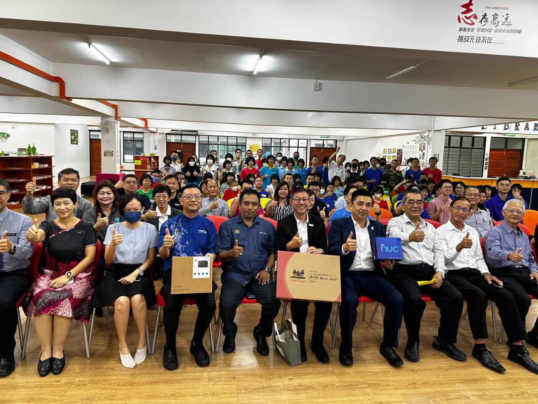 AI4S (Artificial Intelligence for Schools) Handover Ceremony at SMJK Jit Sin 2, SPS